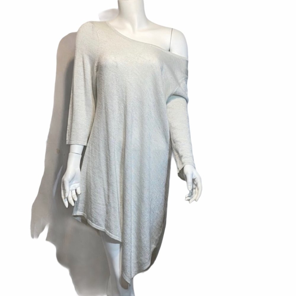 WHBM White House Black Market Shinny Dress Size XL
